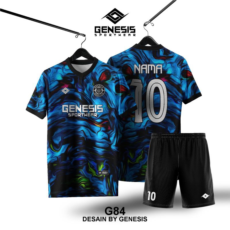 baju futsal dan sepakbola printing bisa custom nama dan logo