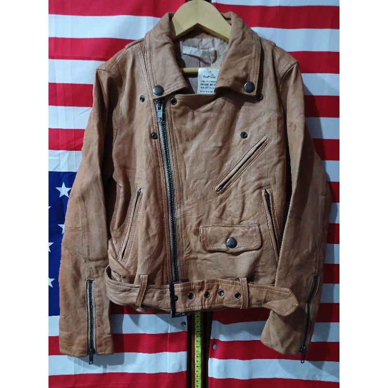 JaketRamonesKulitDombaAsli(BNWT)