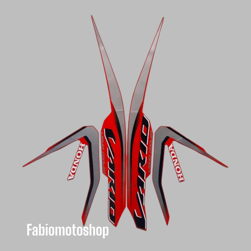 stiker body motor honda vario 125 2019 merah