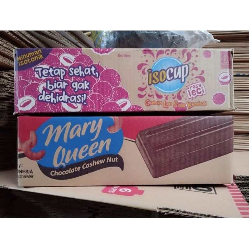 

Kardus baru (custom) seukuran ale23x22x10.5