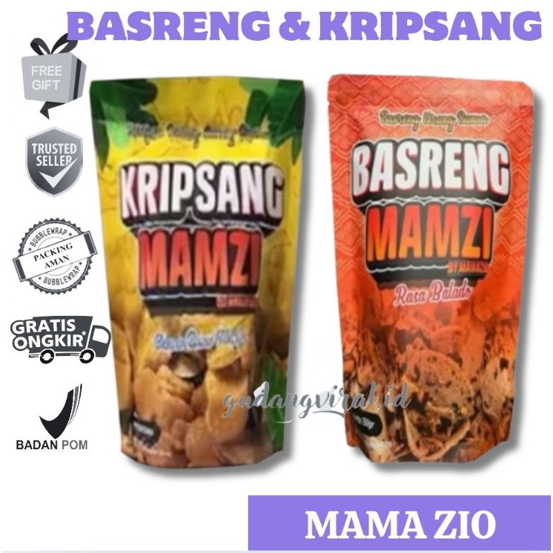 

❤️GV❤️ MAMZI SNACK KRIPSANG SUSU KEJU MAMZI BASRENG BALADO