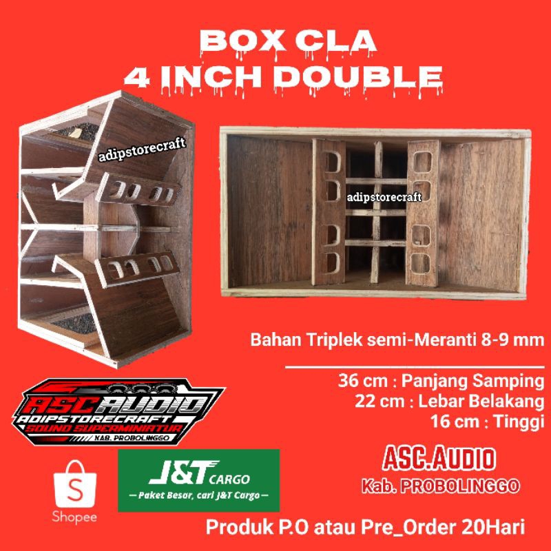Box CLA 4 inch Double