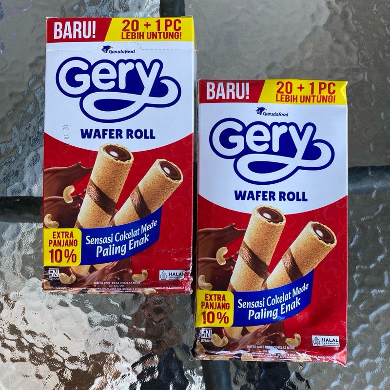 

Gery Wafer Roll Kemasan 1 Pack Isi 21 Pcs Murah & Hemat