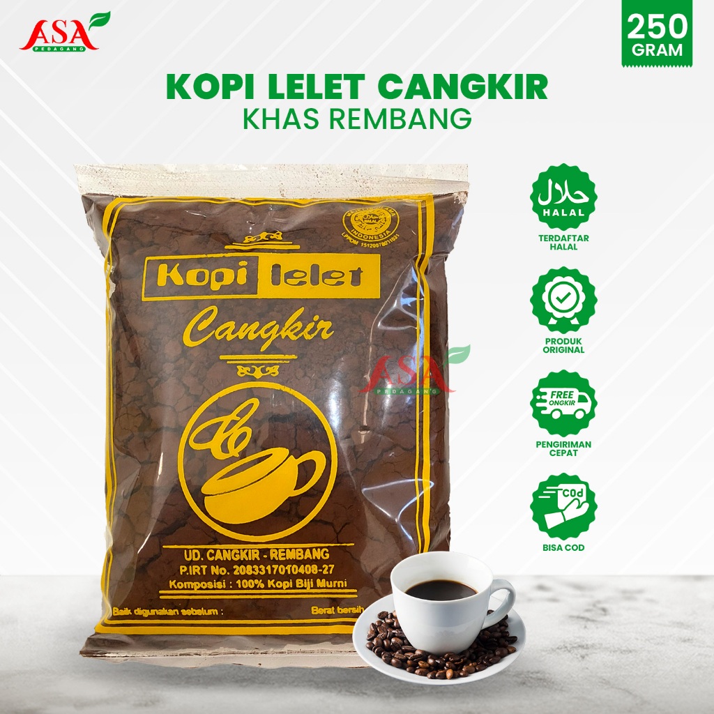 

Kopi Lelet Cangkir 250gram Khas Rembang Lasem