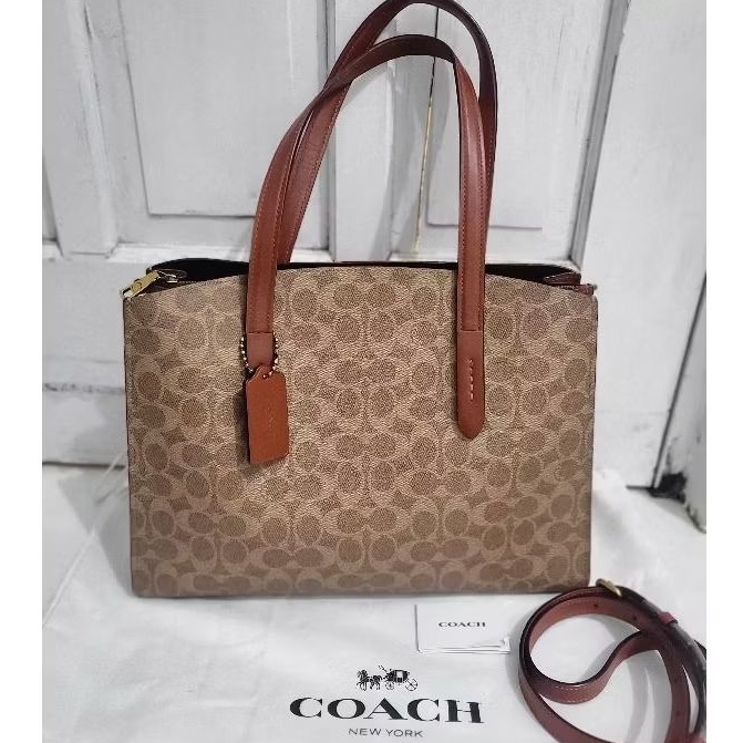 Coach Tanrust Tote Ori Auth Tas Coc Butik