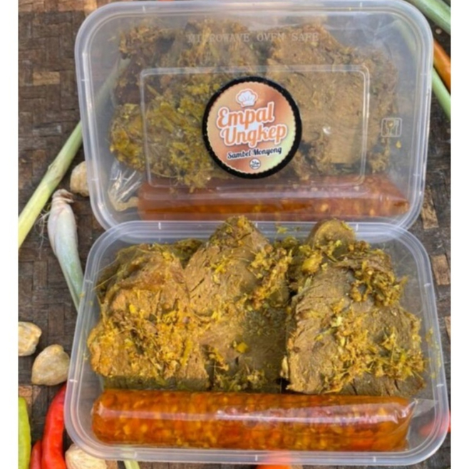 

Empal ungkep sambel monyong Daging Empal 300gr (frozen)