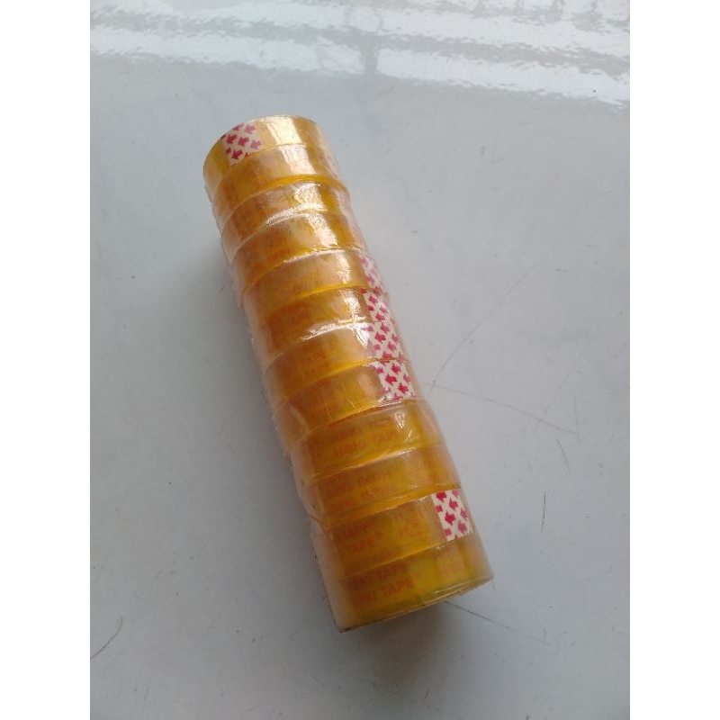 

Selotip HOKI Tape Transparant/Bening ukuran 4,5 cm