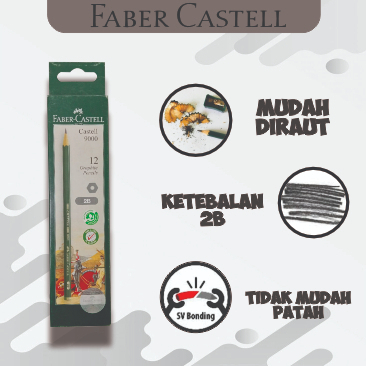 

PENSIL KAYU FABER CASTELL/ATK/ALAT TULIS/ALAT SEKOLAH