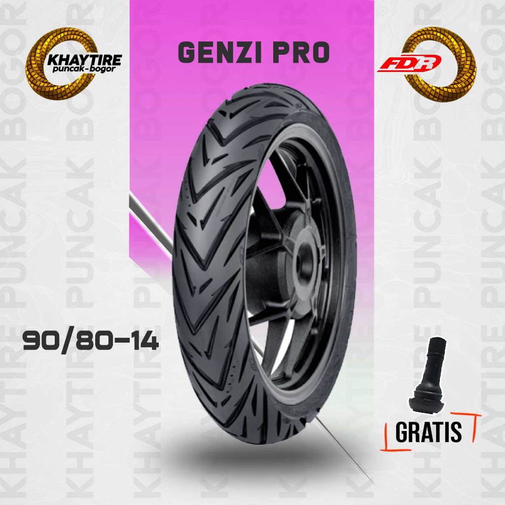 Ban Tubles Motor Matic FDR GENZI PRO 90/80 -14