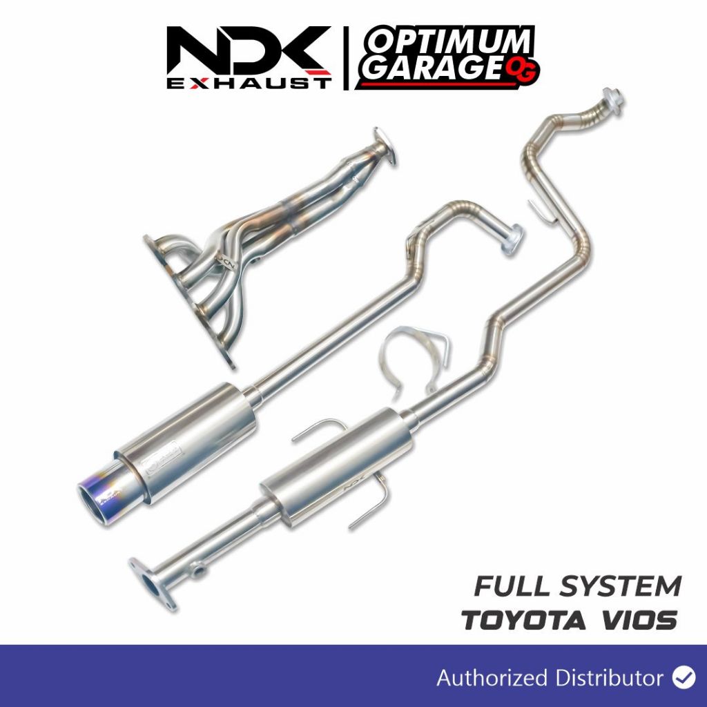 FULL SISTEM PNP KNALPOT NDK EXHAUST MOBIL TOYOTA VIOS MUFFLER DK-03V4