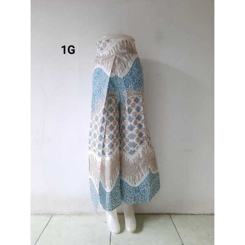 Celana kulot batik layer