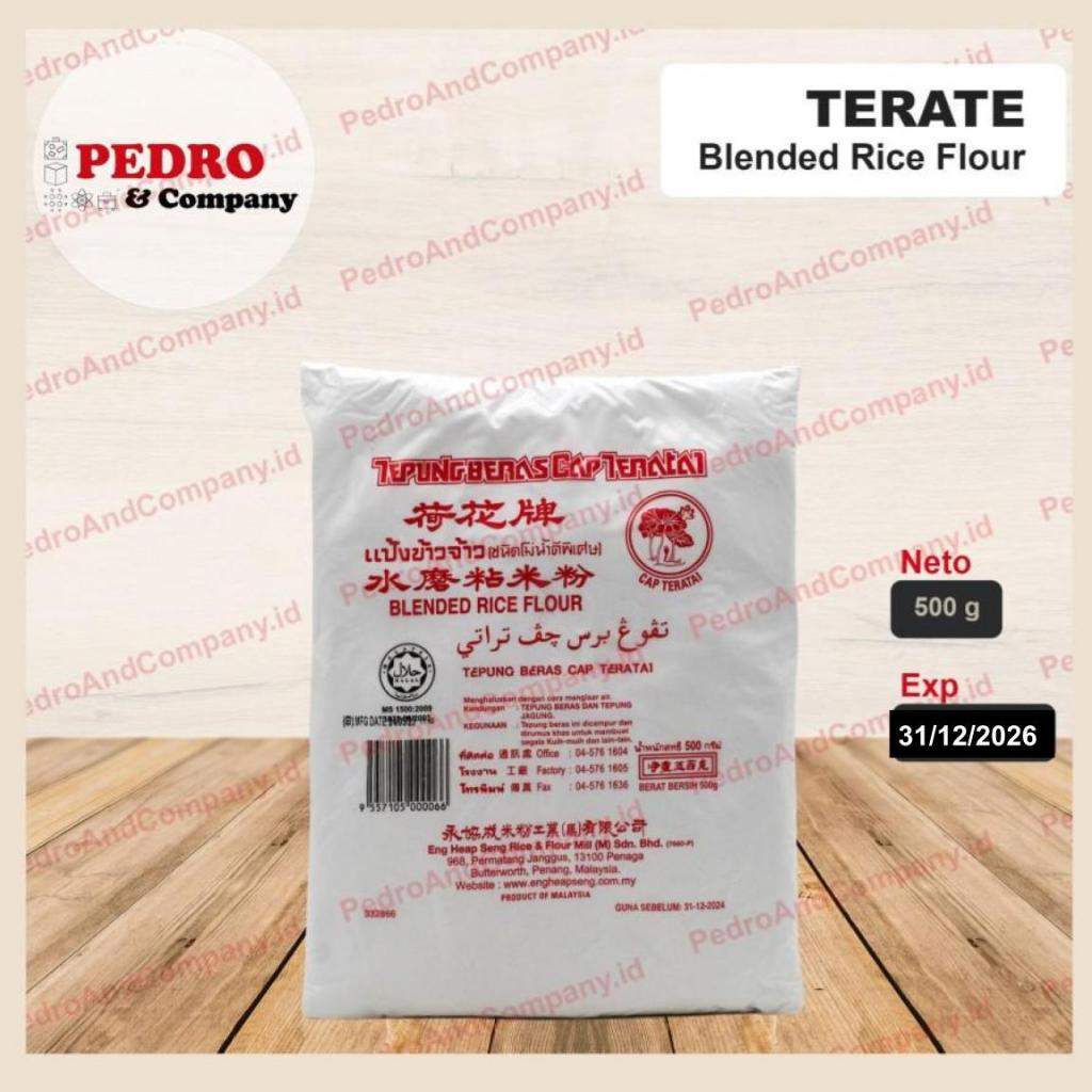 

Tepung beras cap teratai 500 gram - blended rice flour import malaysia