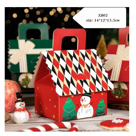 

Kotak Natal Cookies Nastar Hampers Box Christmas RUMAH XB02