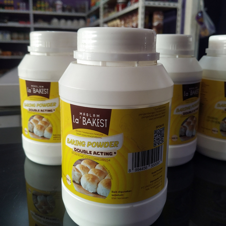 

Baking Powder Double Acting Maglam La'Bakest 500g