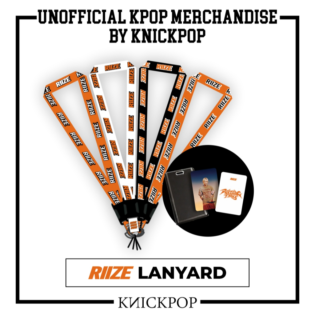

RIIZE LANYARD [ FREE CAHOL + UNOFF PC ] MERCH BY KNICKPOP