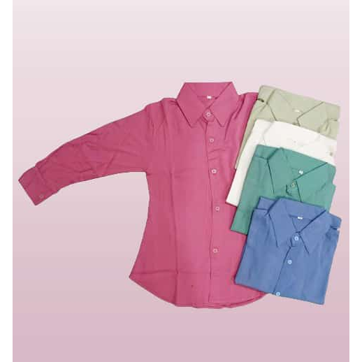 Kemeja Anak Wanita Katun Rayon Merk San San