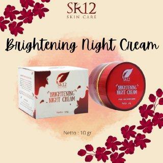 Brightening Cream SR12 - Mencerahkan Wajah Cream Siang Cream Malam