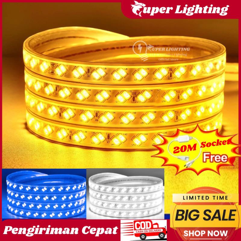 LED STRIP ANTI AIR / Lampu Selang SMD 5050 High Quality lampu Hias Plafon Ruangan