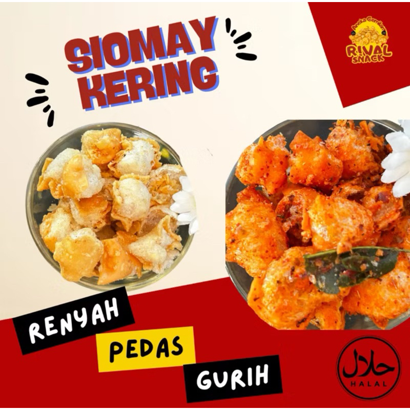 

SIOMAY KERING Krispi Original Renyah Pedas 500gr