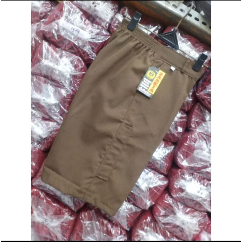 Celana Pramuka SMP / Celana Pramuka Pendek SMP / Celana Pramuka SMP Pendek Pinggang Karet