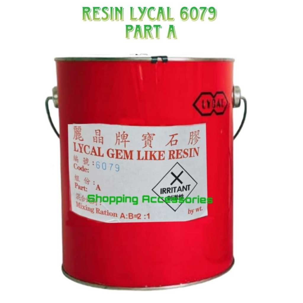 Resin bening Lycal lentur fleksibel - Lycal 6079 Part A Saja 4 kg