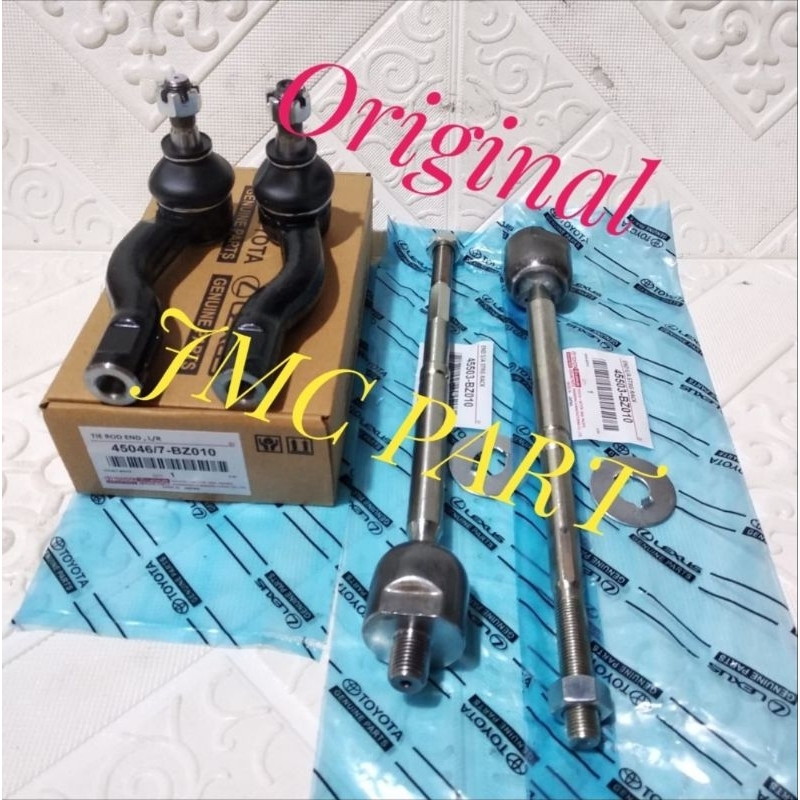 RACK END LONG TIE ROD + 1SET TIE ROD END TOYOTA AVANZA XENIA 2004 2005 2006 2007 2008 2009 2010 2011