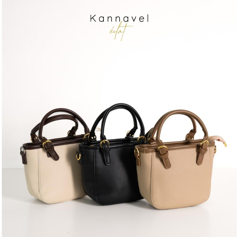 KANNAVEL ECLAT - Elise Sling Bag / Hand Bag / Tas Wanita Korean Style PU