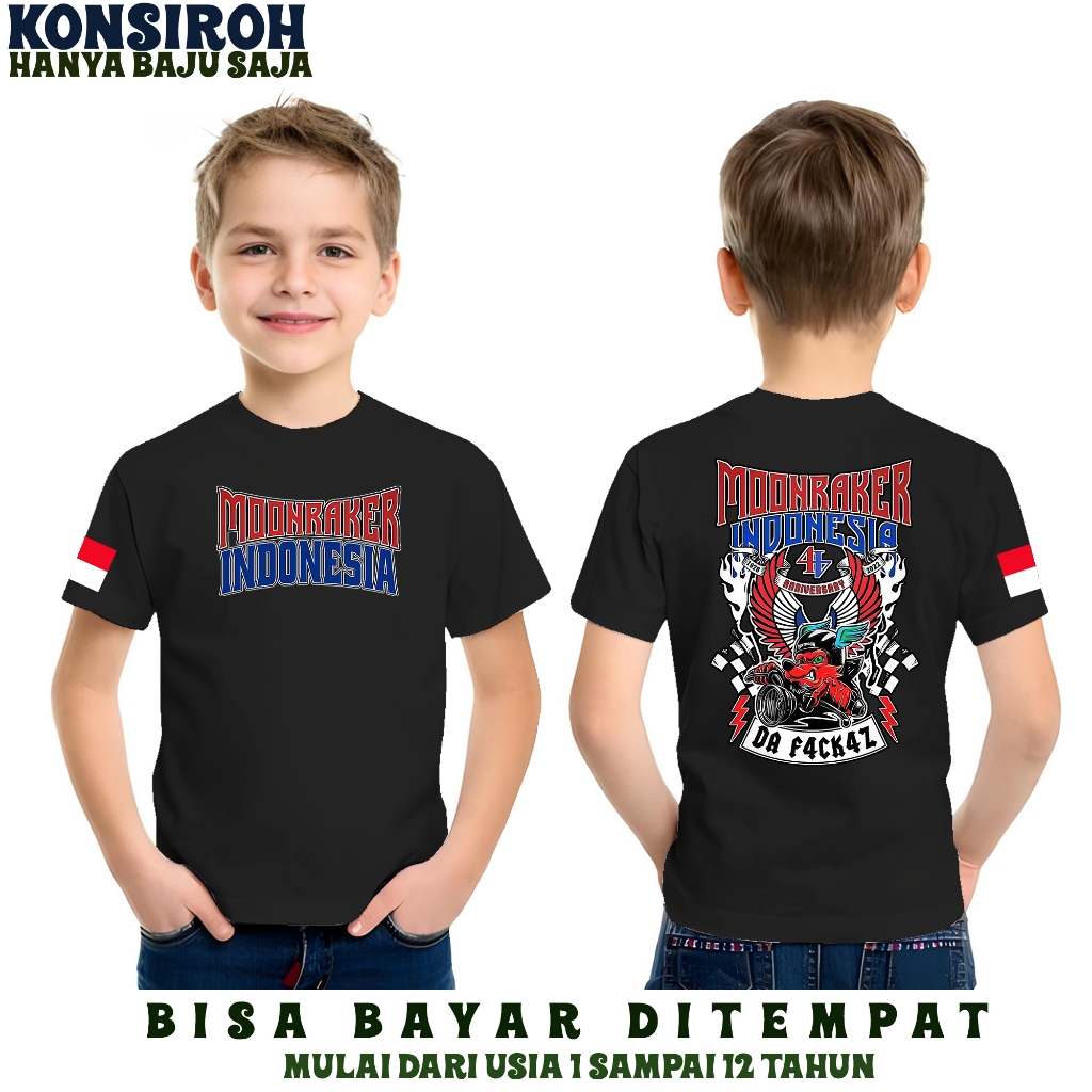 Kaos Anak Moonraker Indonesia Baju Anak Moonraker Indonesia Tshirt Anniversary Moonraker