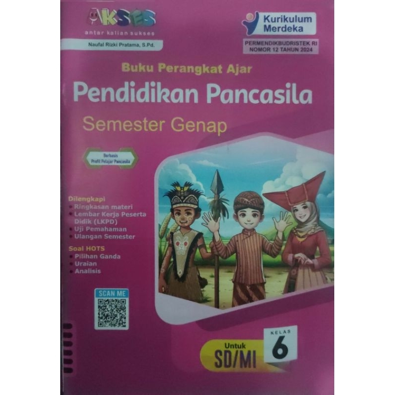 Lks Akses Pendidikan Pancasila kelas 6 SD Semester 2