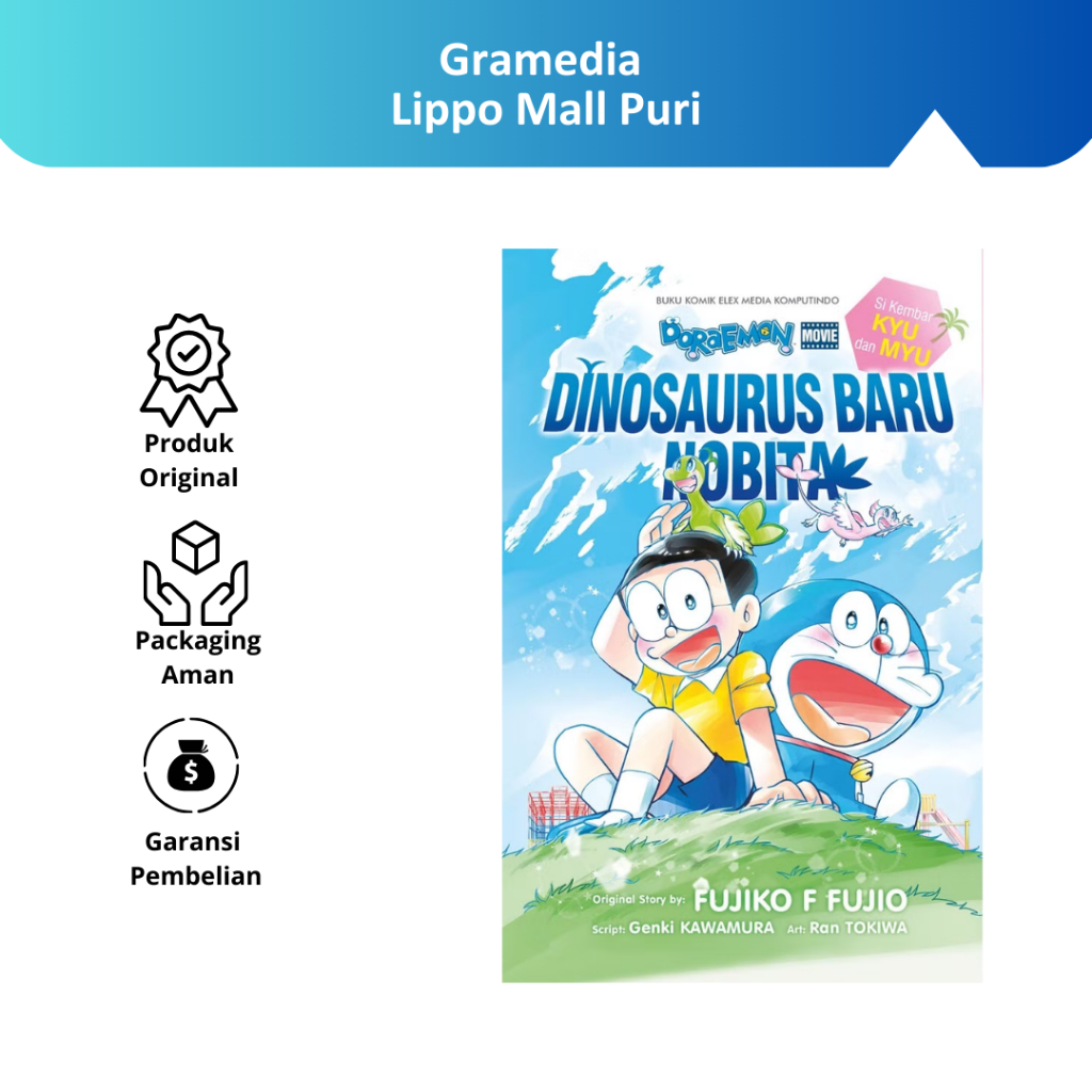 Gramedia Lippo Mall Puri - Doraemon Movie: Dinosaurus Baru Nobita Si Kembar Kyu dan My