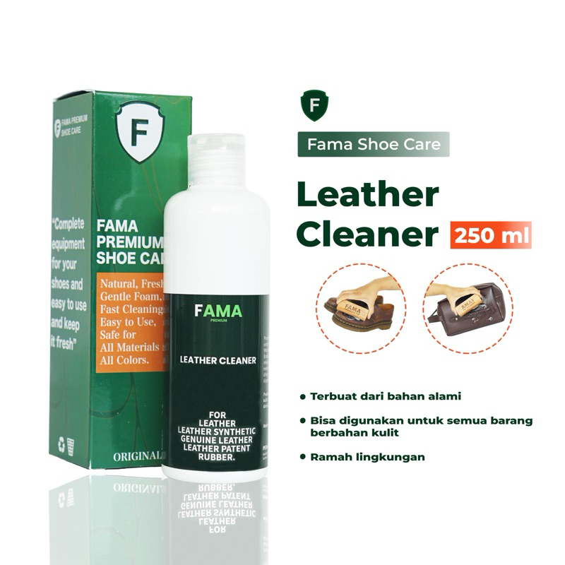 Fama Shoe Care - Leather Cleaner 250Ml - Sabun Sepatu Kulit - Fama Shoes Cleaner - Shoe Cleaner