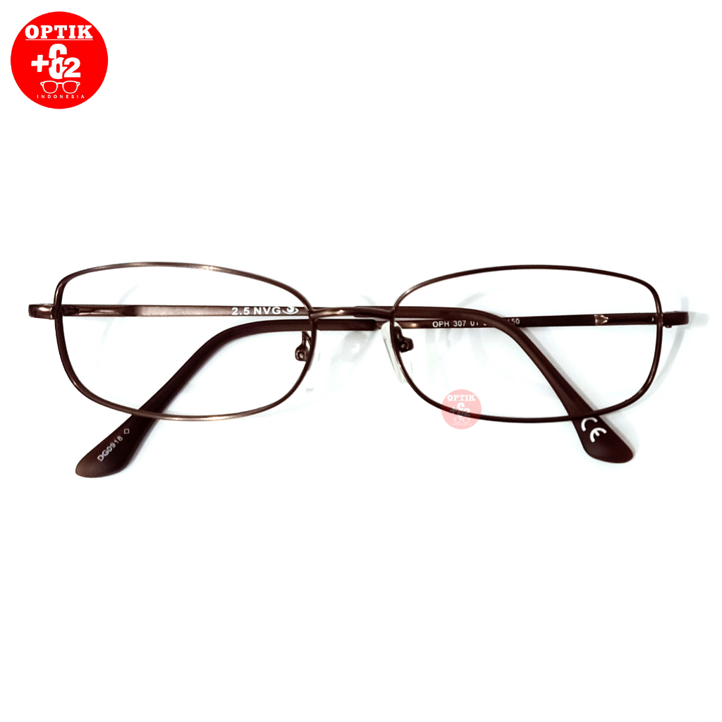 Kacamata Resep/Baca/Frame Oval Unisex 307 01 Size 60-17-150