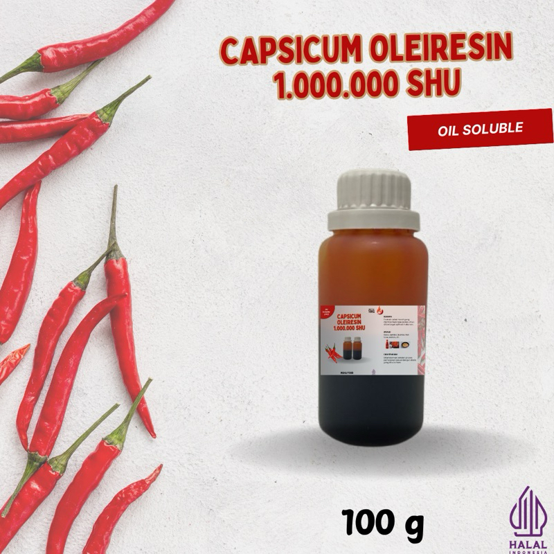 

Capsicum Oleiresin 1.000.000 SHU (Oil Soluble) 100 g
