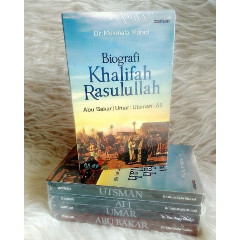 Biografi Khalifah Rasulullah (Box) Abu Bakar, Umar, Utsman, Ali - Musthafa Murad