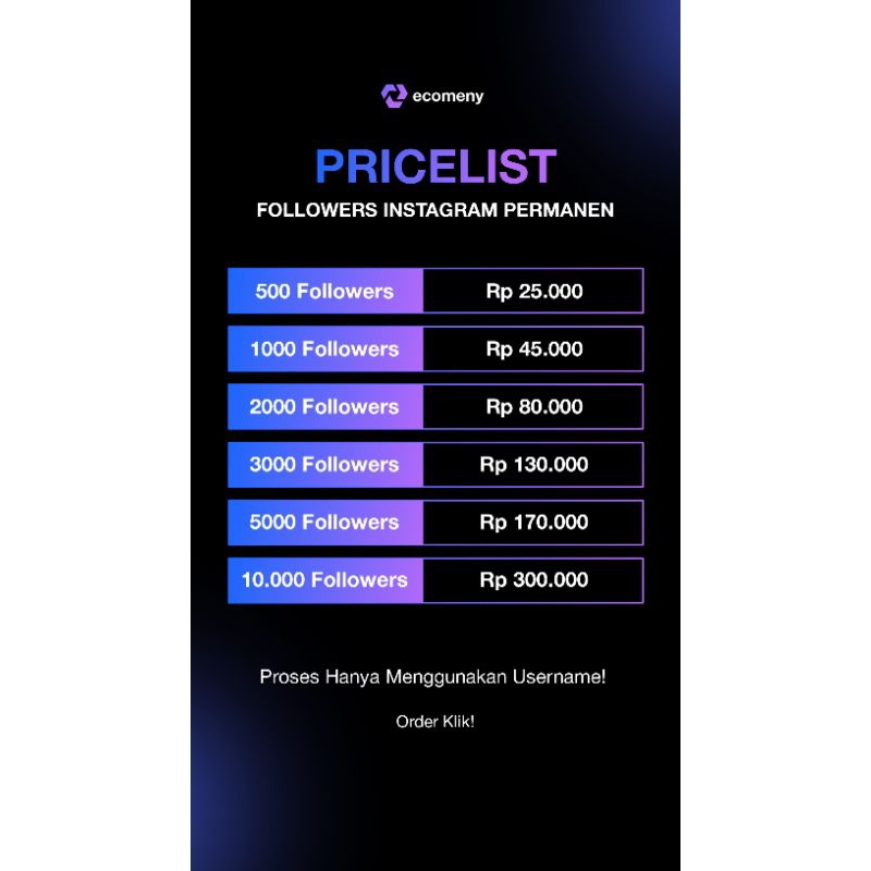 Followers Instagram Permanen Aktif