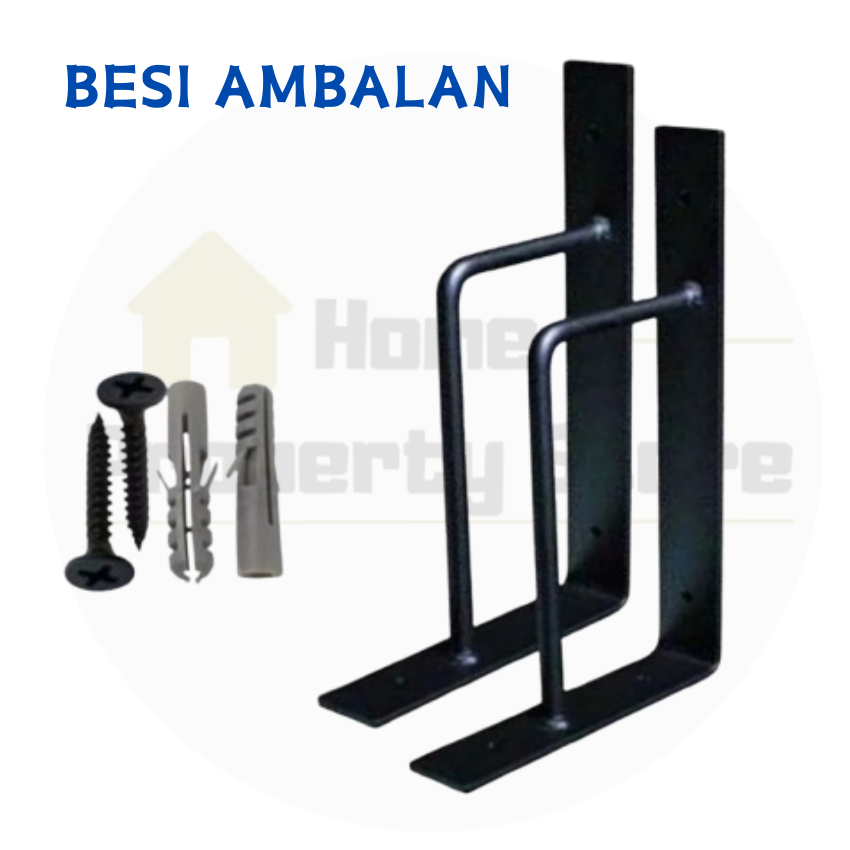 Besi Siku Siku Rak Dinding Rak Sudut Ambalan Rak Papan Gantungan