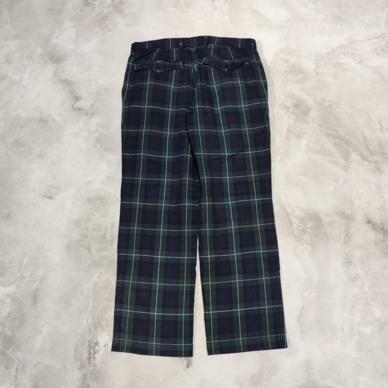 Celana panjang pria uniqlo0  tartan