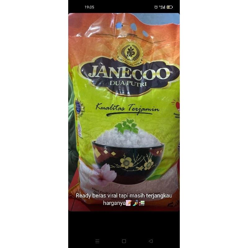 

beras premium 5kg janeco