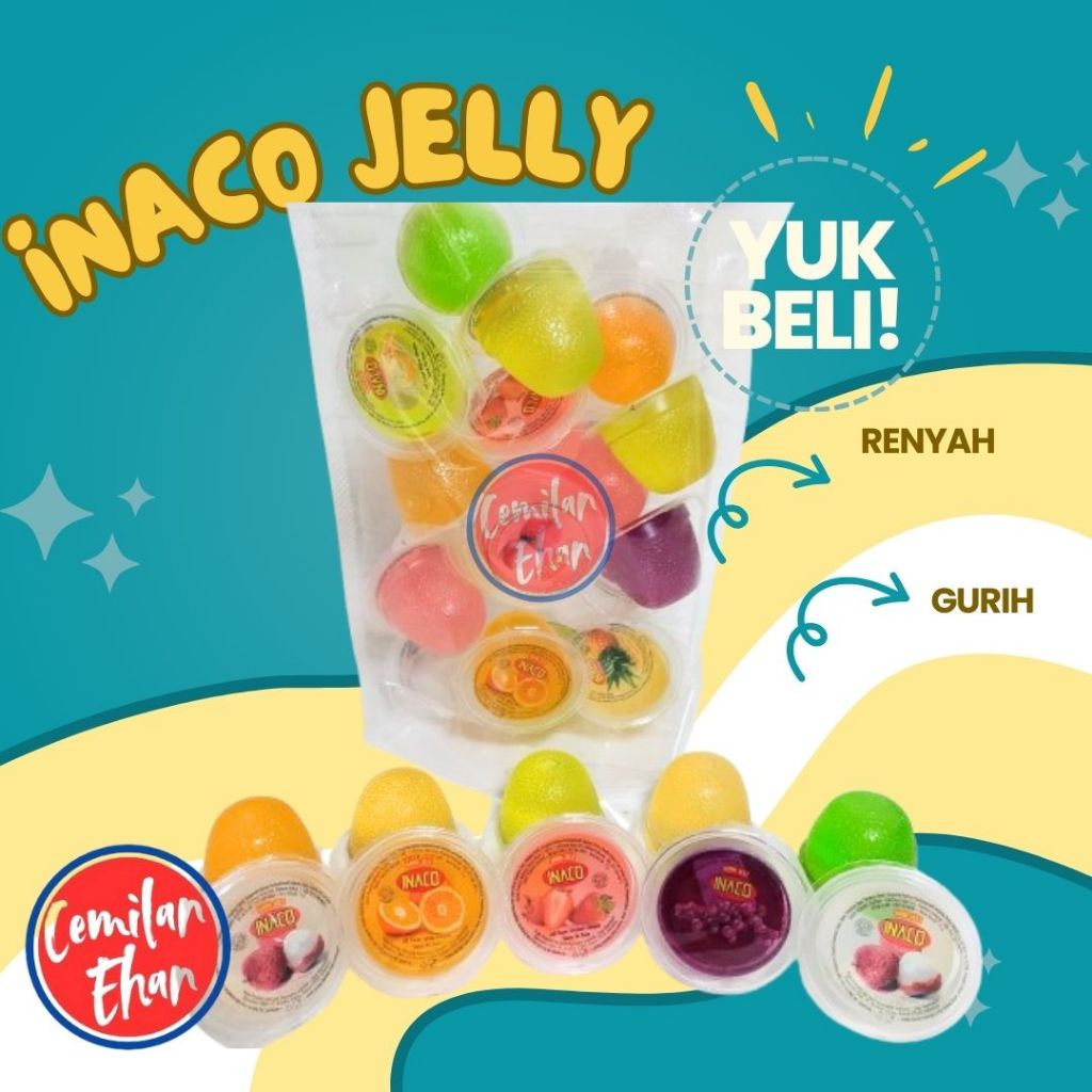 

Inaco Mini Jelly Isi 17 Cups Jelly Inaco Berat Bersih 250gr