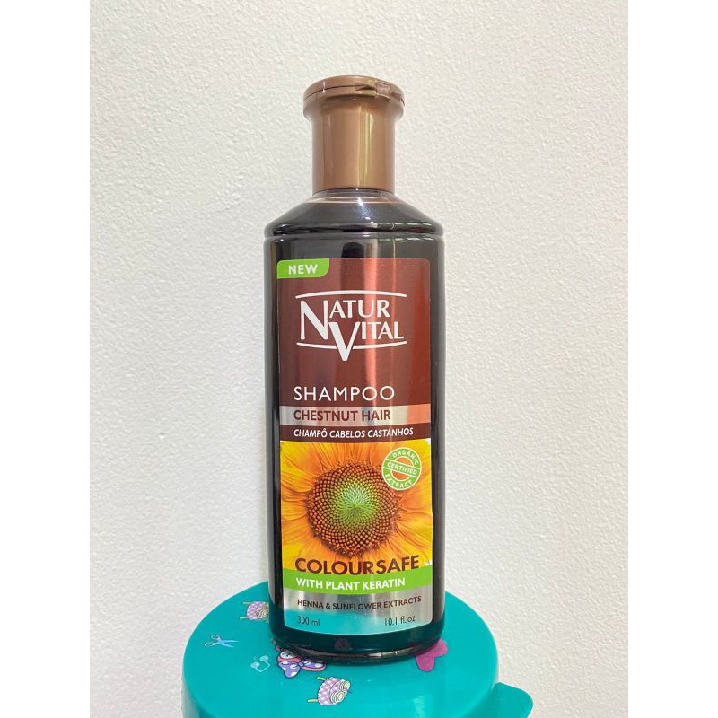 NaturVital ColourSafe Shampoo Chestnut Hair 300ml