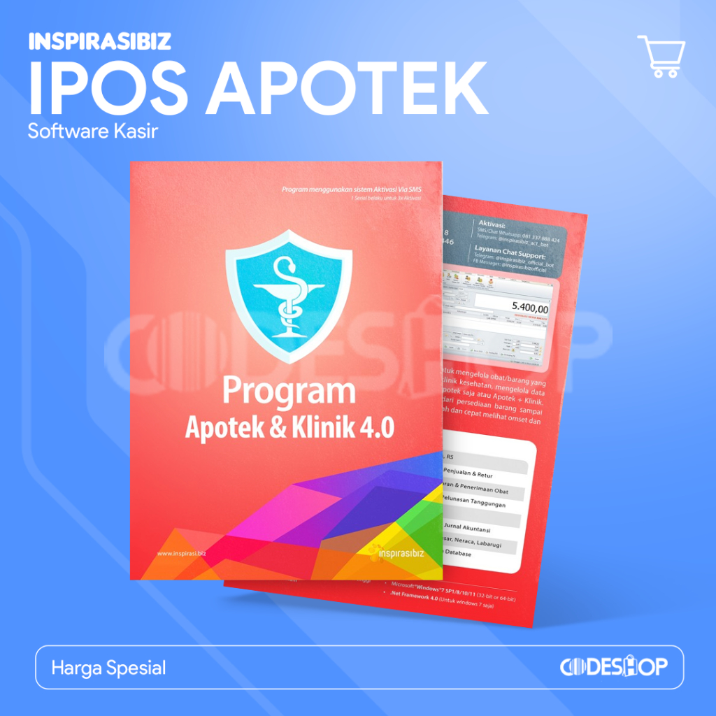 Software Aplikasi Apotek Apotik Dokter Klinik Full Version Update