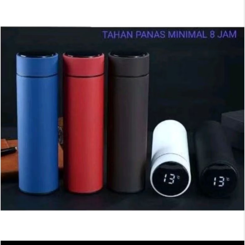 [004] Termos Suhu LED Doff/Rubber Display LED Termos/Termos Stainless LED Suhu doff