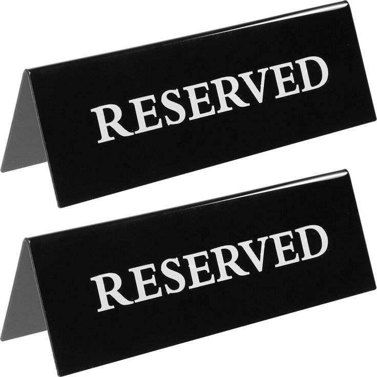 

Papan Meja Reserved UV Print Sign Tulisan Papan Meja Acrylic Tekuk Bending