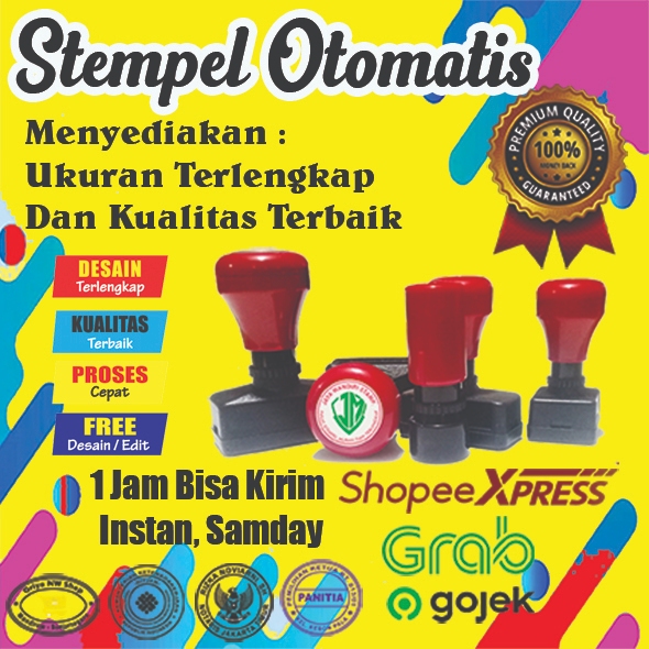 

Stempel Custom, Stempel Otomatis Stempel Flash