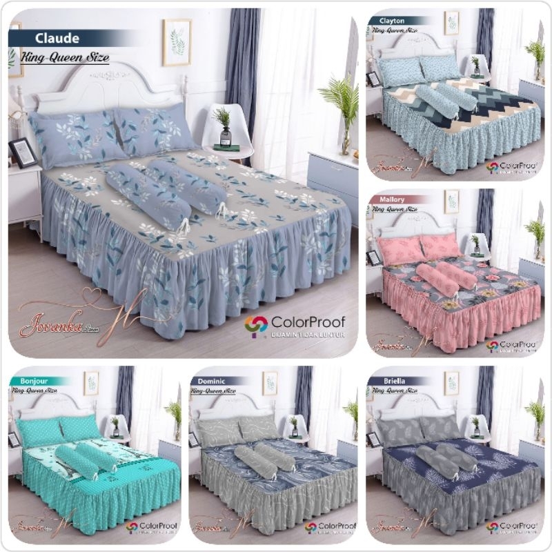 Sprei Rumbai Jovanka By Fata Ukuran King 180x200