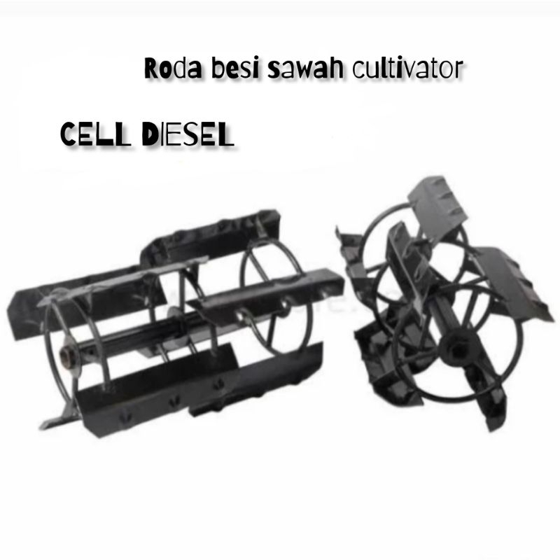 Roda Besi Sawah Cultivator / Paddy Whell FTL 900H
