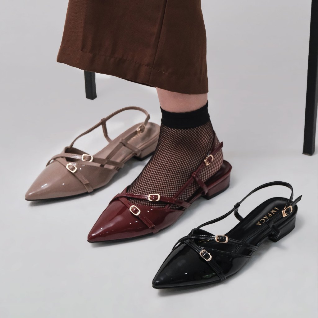 INPACA Celine Flatshoes Sepatu Flat Wanita Sepatu Kerja Flat Shoes Kasual