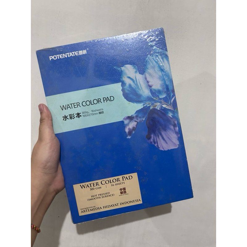 

WATERCOLOR PAD PONTENTATE BUKU GAMBAR SKETSA WATERCOLOR