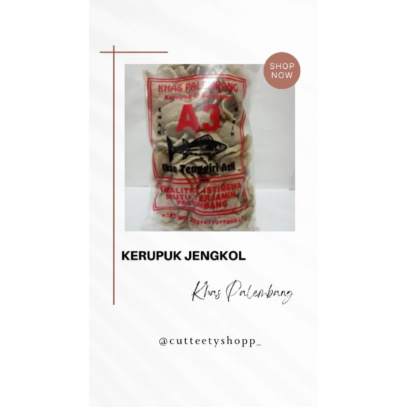 

KERUPUK KEMPLANG JENGKOL OLEH-OLEH KHAS PALEMBANG - 200gr