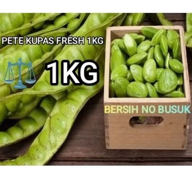 

PROMO‼️PETAI KUPAS BERSIH KEMASAN VACUM | NO BUSUK | 1KG